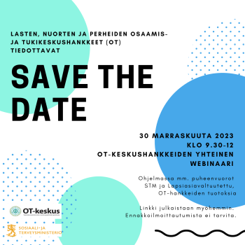 OT-keskushankkeiden webinaari 30.11. klo 9:30-12:00